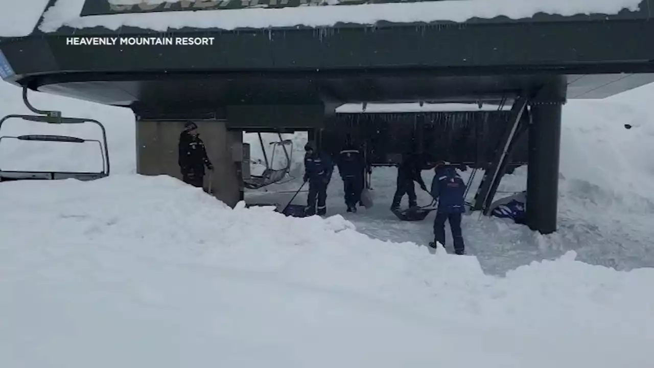 Sierra reaching record snow pack; more flurries expected in Lake Tahoe area