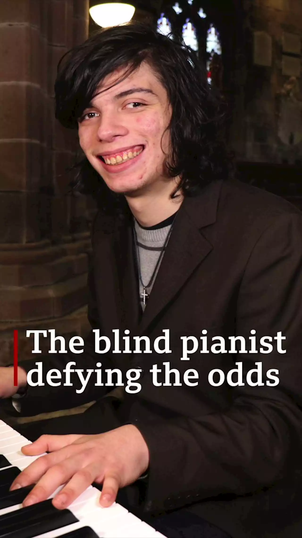 The blind, homeless pianist defying the odds