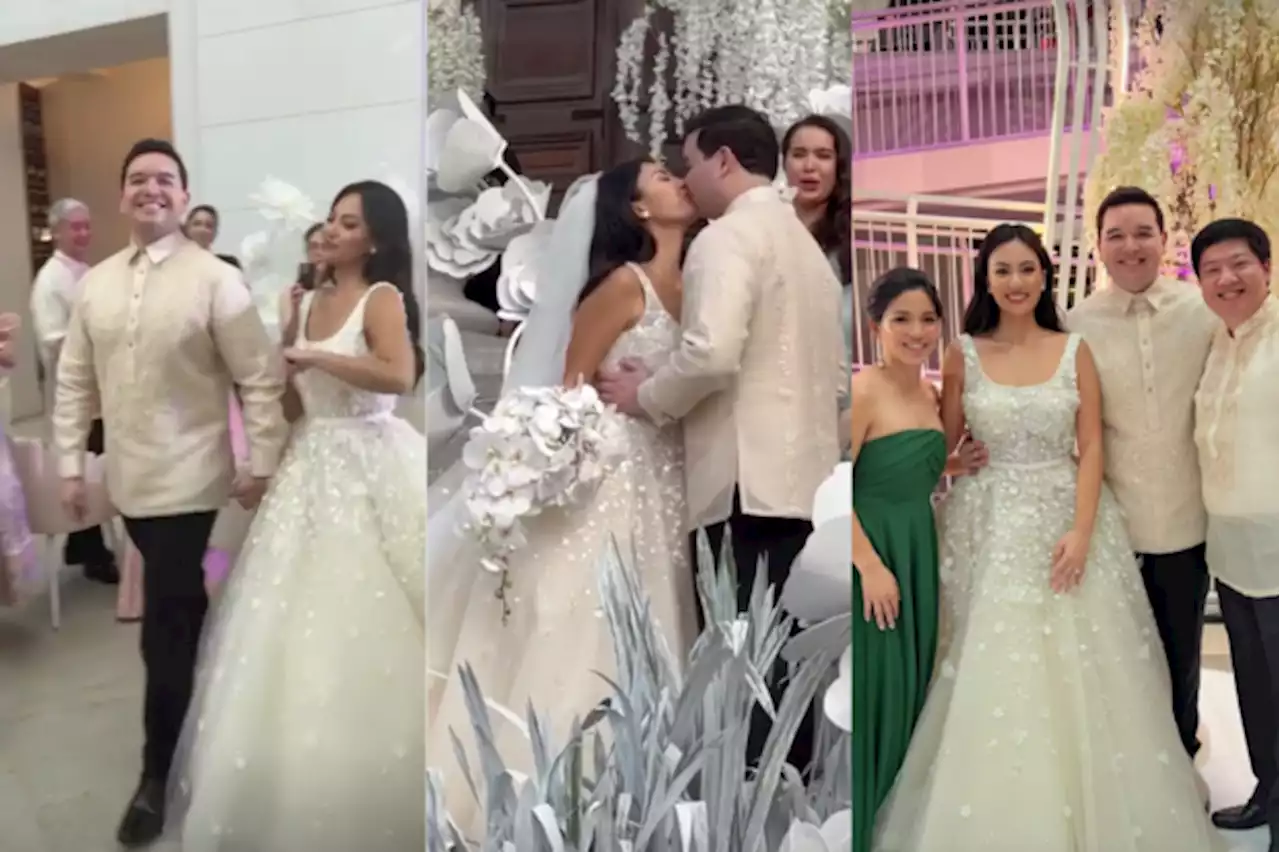 LOOK: Dominique Cojuangco ties knot with businessman Michael Hearn