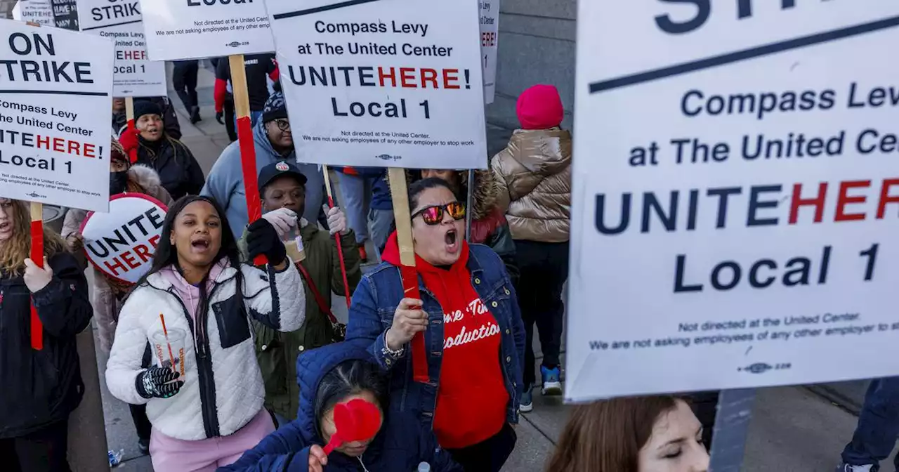 United Center concession workers strike ahead of Big Ten Tournament