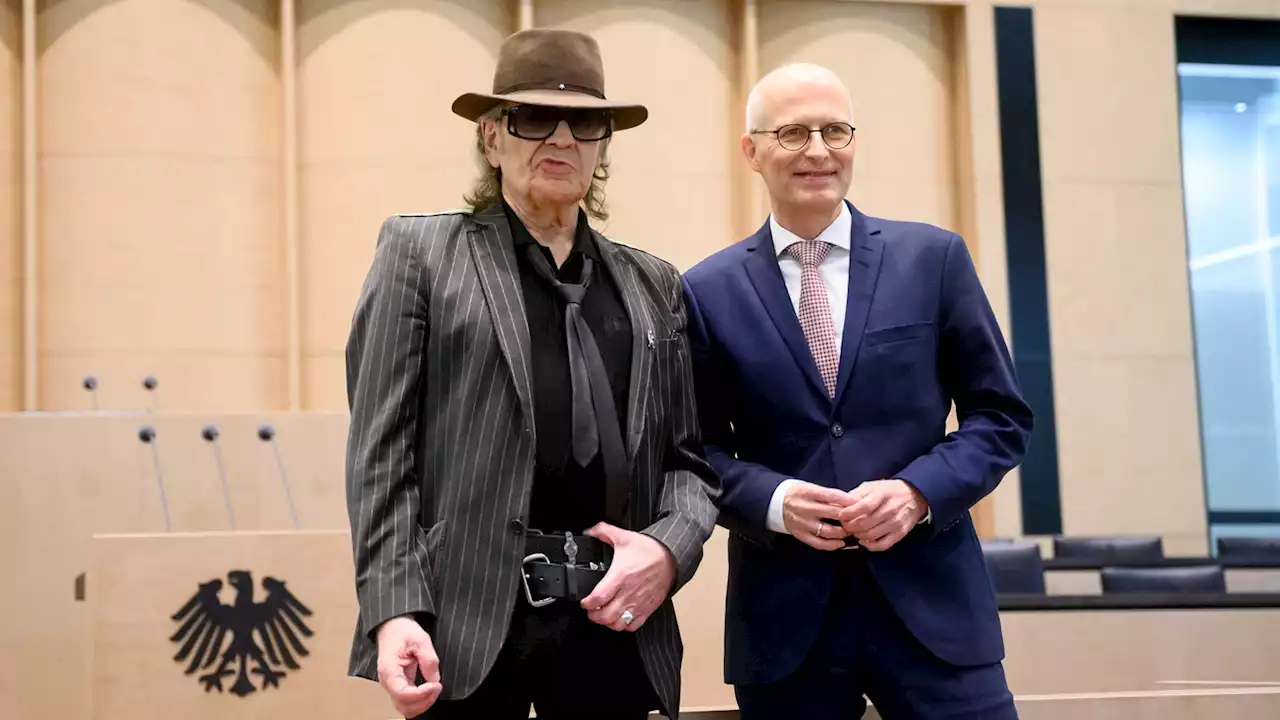 Panikrocker Udo Lindenberg als Friedens-Botschafter