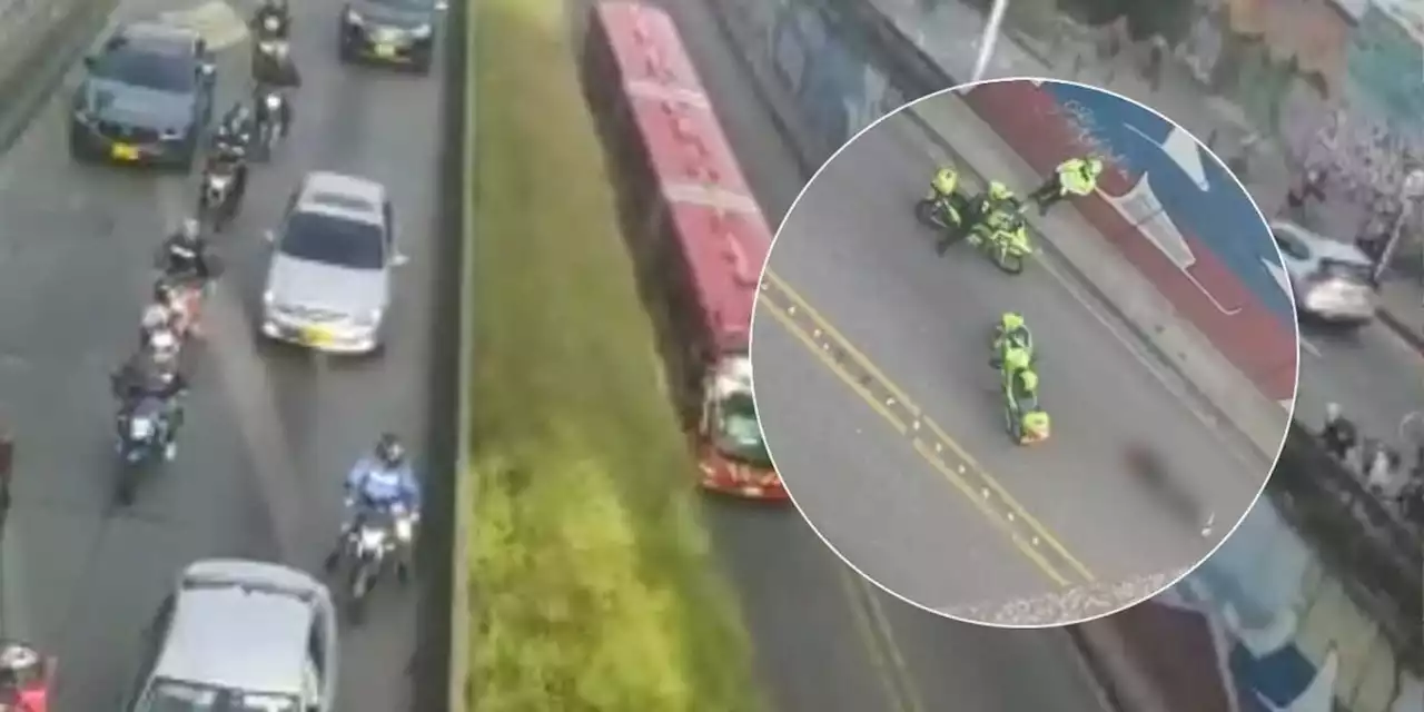 Video | Joven se lanza desde el puente de la virgen en Suba