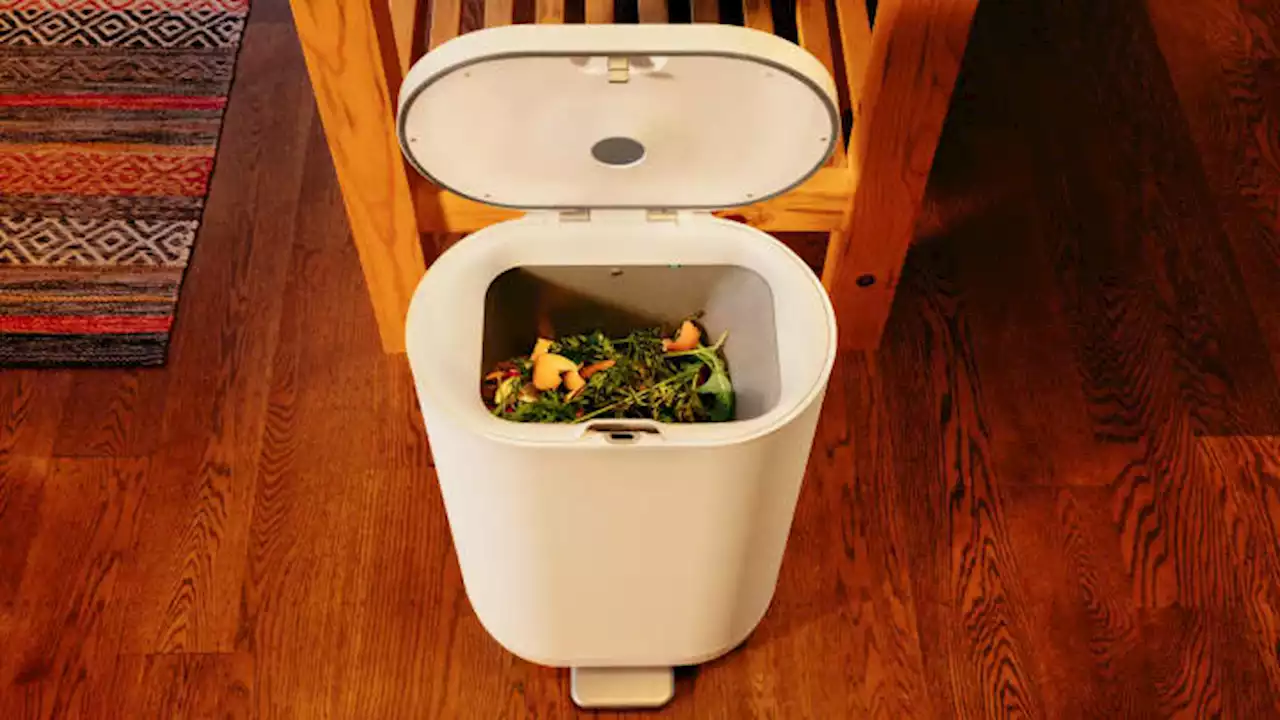 This kitchen composter turns your leftovers into chicken feed