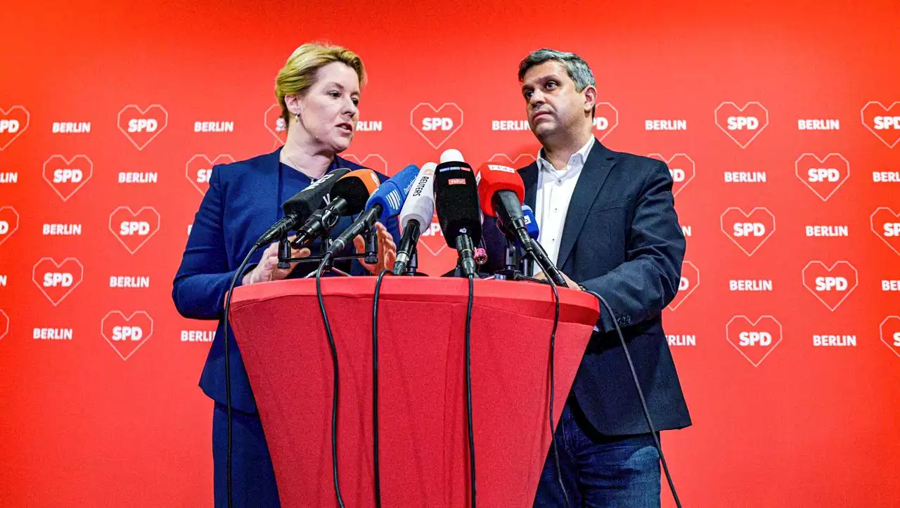 (S+) SPD in Berlin: Giffeys riskante GroKo-Wette