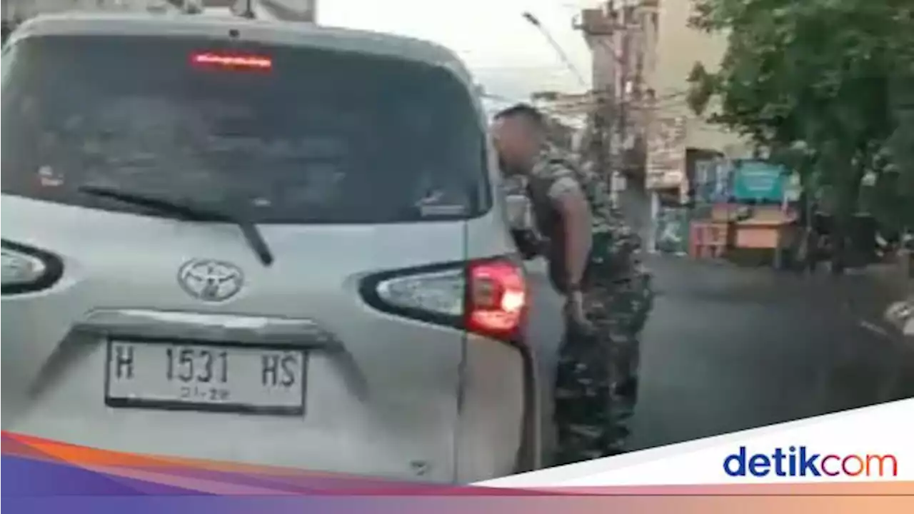 Oknum TNI Marahi Pengendara Sienta Hunuskan Sajam, Begini Cara Hadapi Pengemudi Arogan