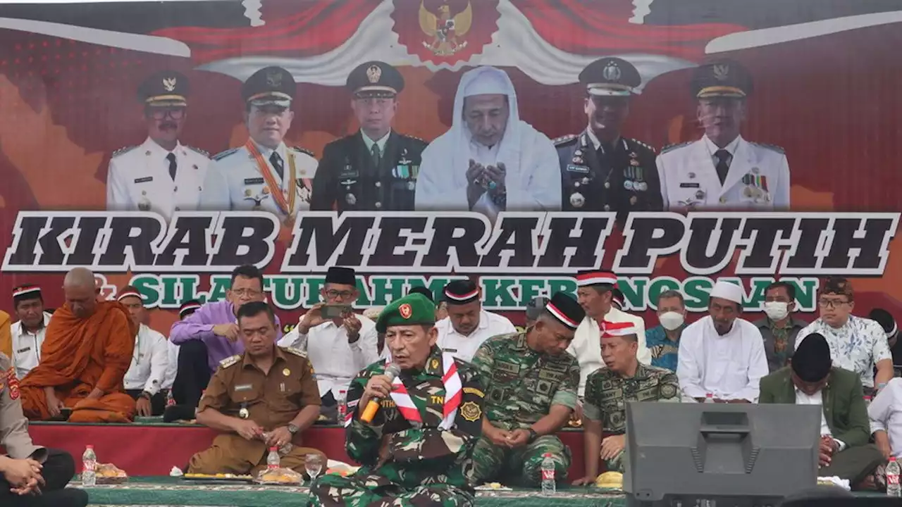 Kirab Merah Putih di Cirebon, Habib Luthfi Ingatkan Jangan Terpecah Jelang 2024