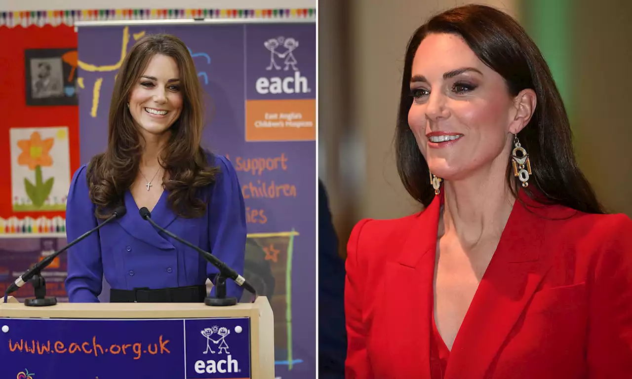 Princess Kate's first royal speech - see how it compares to now in videos