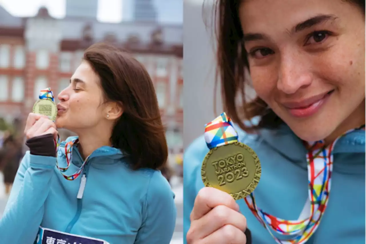 Anne Curtis gets emotional after completing Tokyo marathon: ‘Dedicated to the Filipino youth’