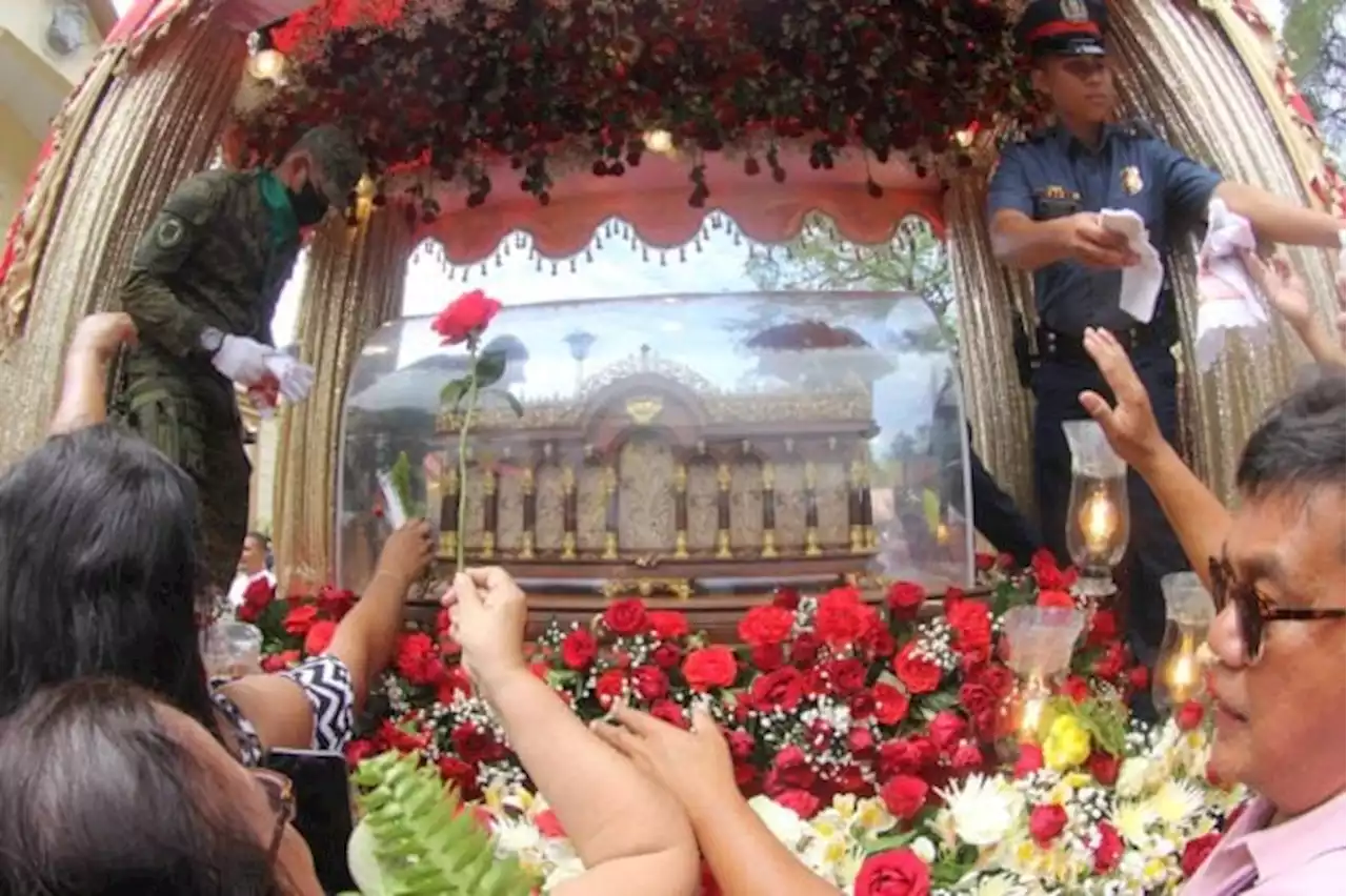 Pilgrim relics of St. Therese of the Child Jesus now in Dumaguete City