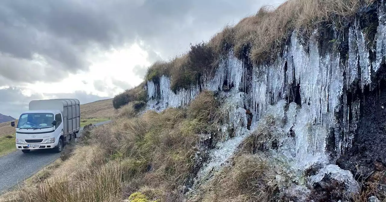 Ice warning from Monday evening with temperatures of -4 forecast