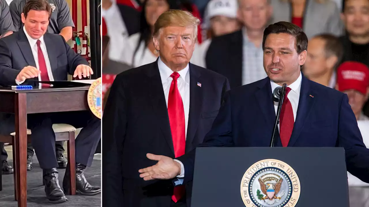 Ron DeSantis Keeps Wearing Heels As Trump Reportedly Mulls Calling Him 'Tiny D'