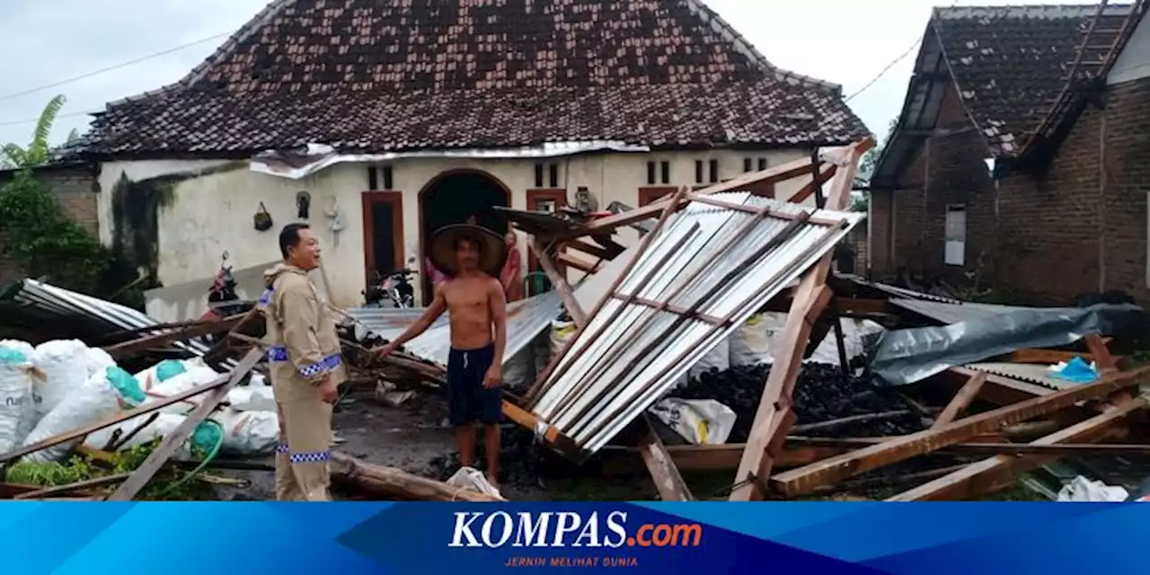 Angin Puting Beliung Terjang Madiun, Ratusan Rumah Rusak