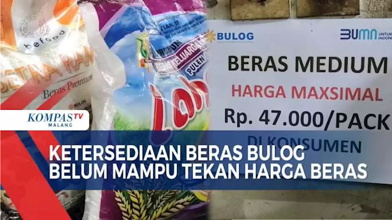 Meski Beras Bulog Digelontorkan, Belum Mampu Tekan Harga Beras di Pasaran