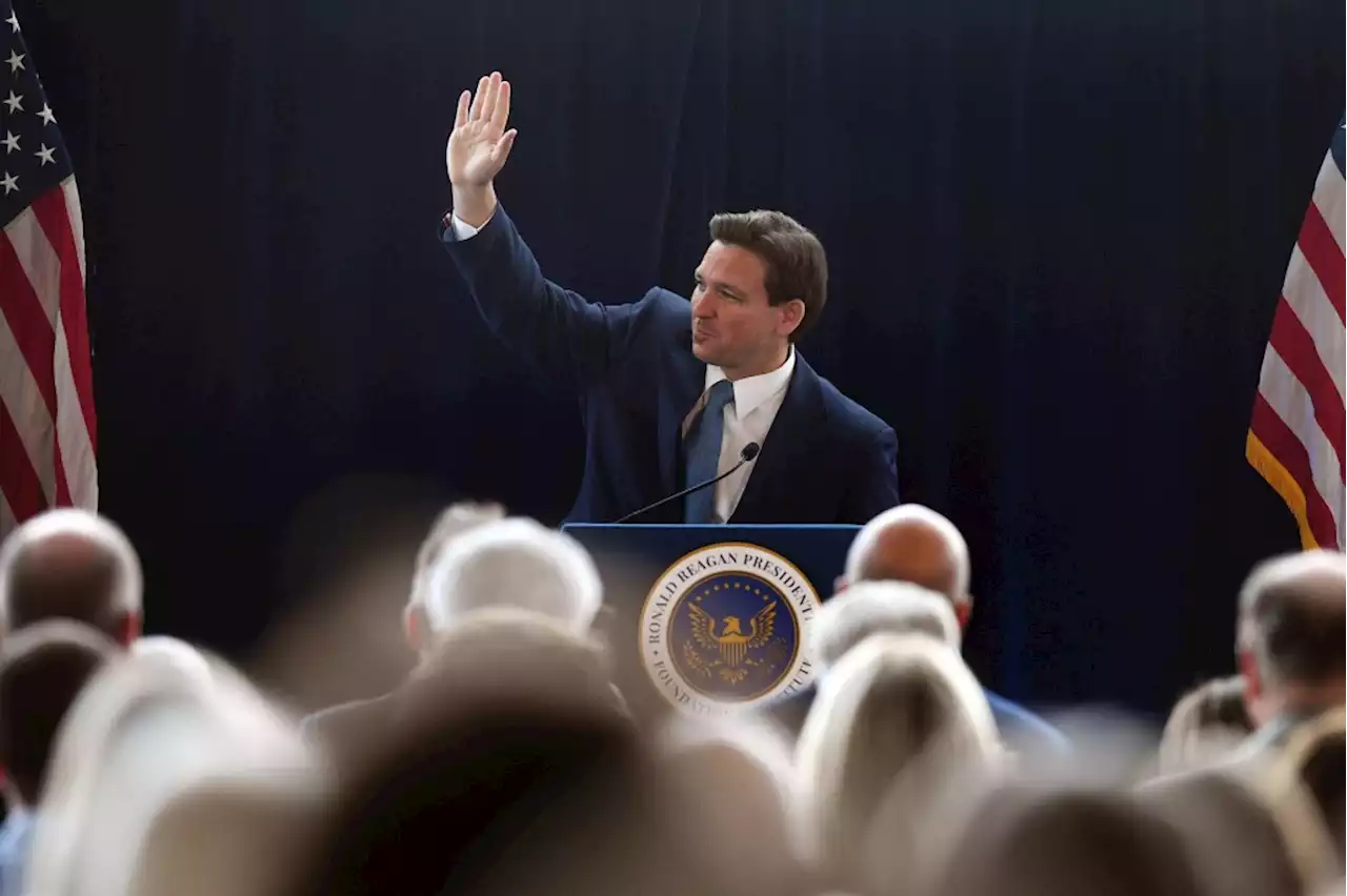 Gov. Ron DeSantis flaunts Florida, blasts California’s left-leaning leaders in Simi Valley speech