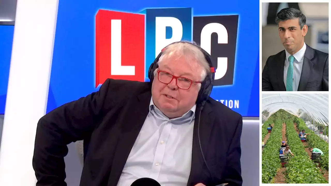 ‘Some people just want to be safe’: Nick Ferrari reacts to caller who says migrants should work on farms