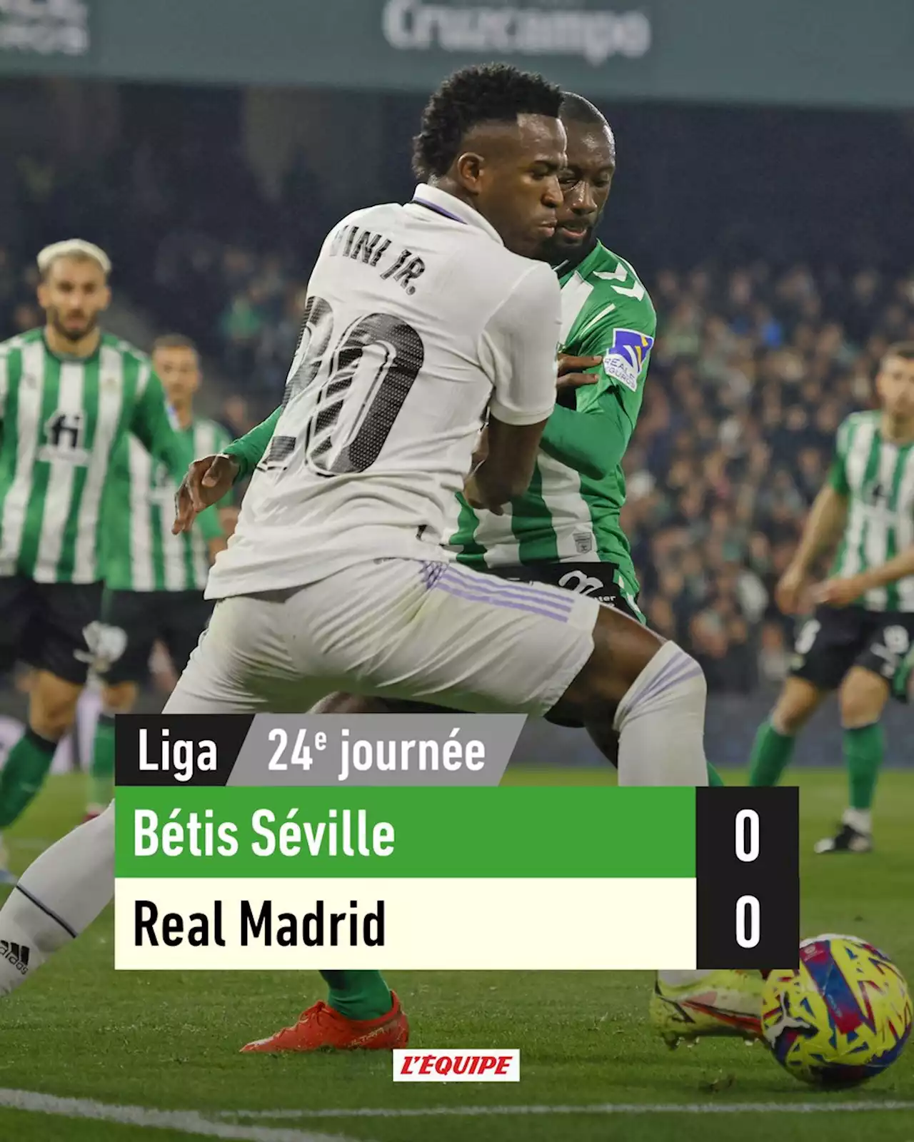 Betis Séville 0-0 Real Madrid, La Liga : Le Real Madrid peut avoir des regrets