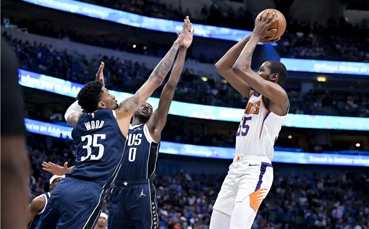 Kevin Durant comandó la victoria de los Suns sobre Mavericks