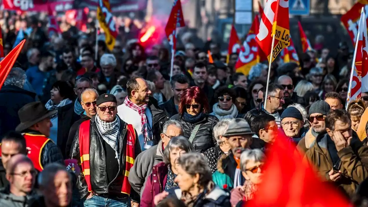 Réforme des retraites : lieux, horaires... toutes les manifestations prévues ce mardi 7 mars en Occitanie