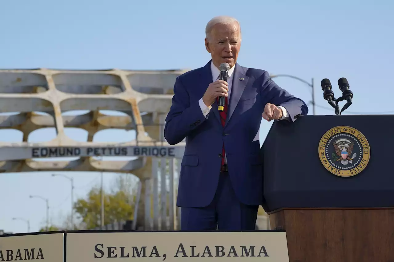 In 'Bloody Sunday' Anniversary Speech, President Biden Says Right to Vote Remains Under Assault