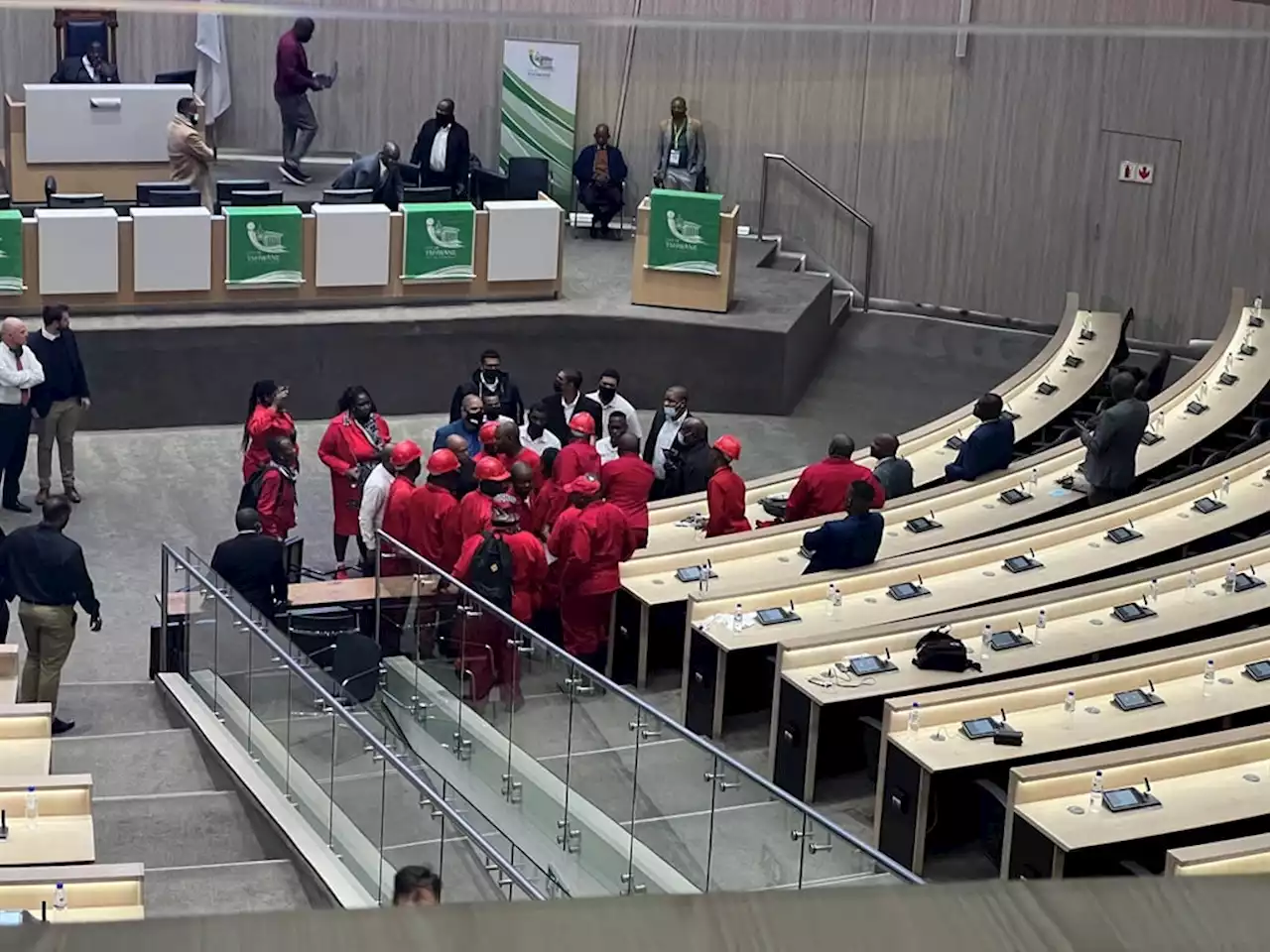 EFF councillors disrupt polygraph testing, ActionSA vows to open criminal case | News24