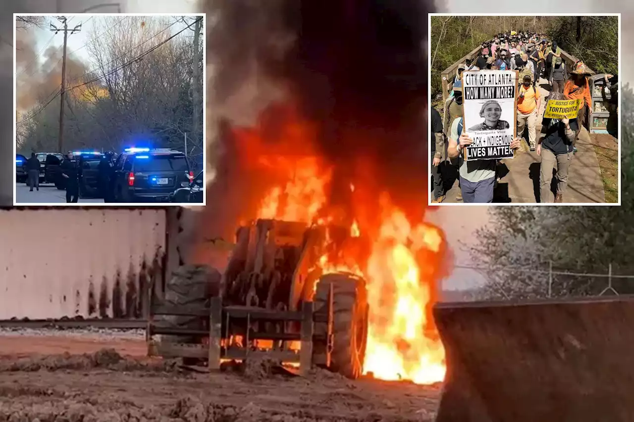 Atlanta protesters hurl bricks, Molotov cocktails at police at future ‘Cop City’ site