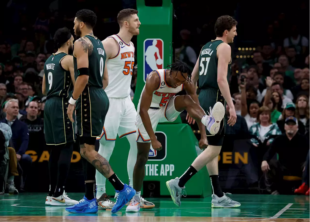 Red-hot Knicks keep defying belief with gritty win over Celtics