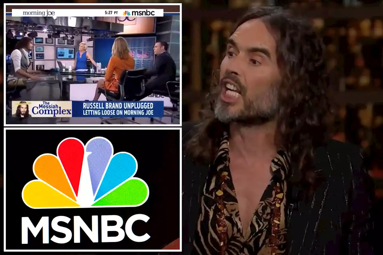 Russell Brand’s searing rant about ‘propagandist’ MSNBC goes viral