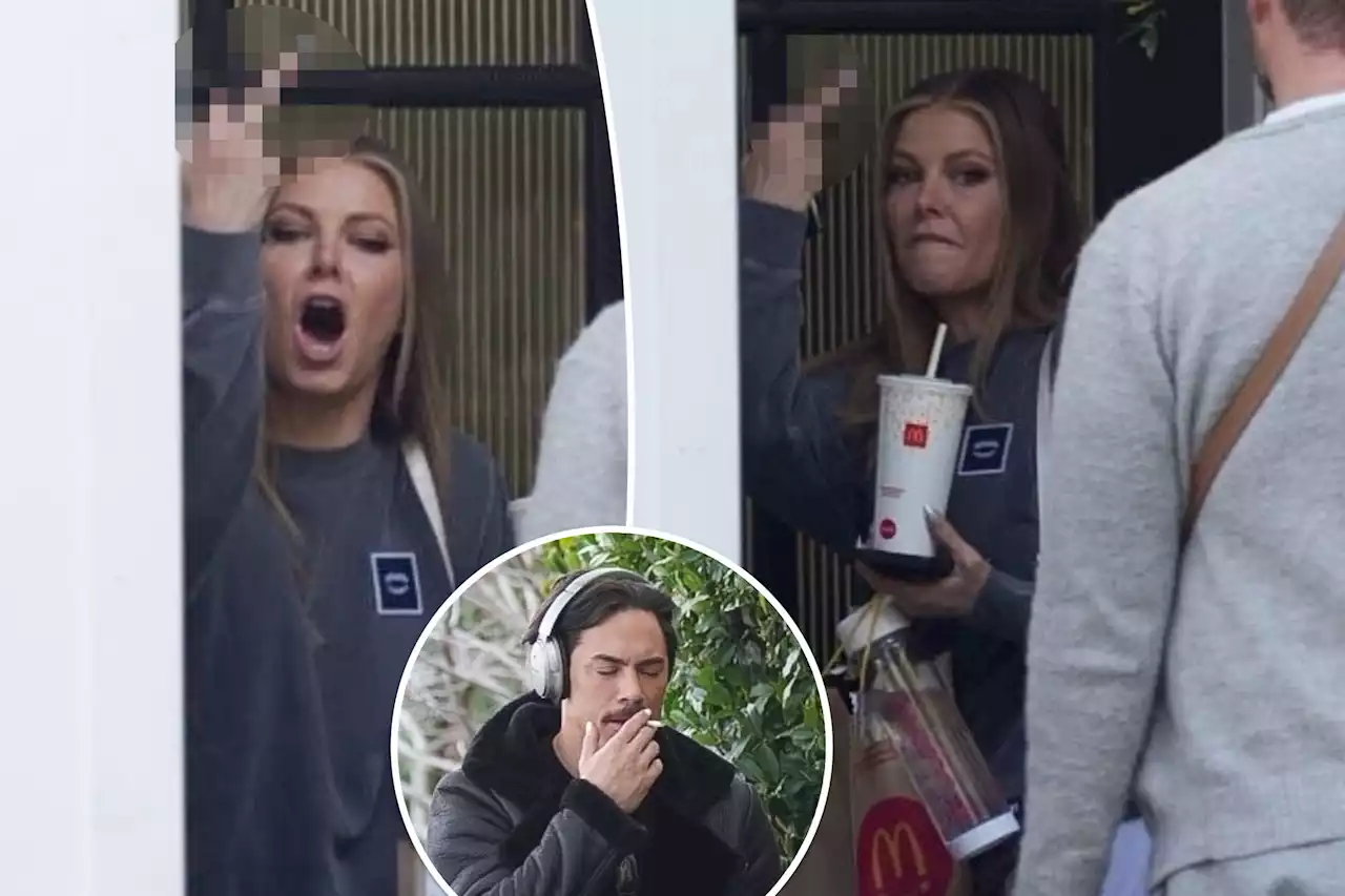 Ariana Madix feasts on McDonald’s, flips the bird after Tom Sandoval split