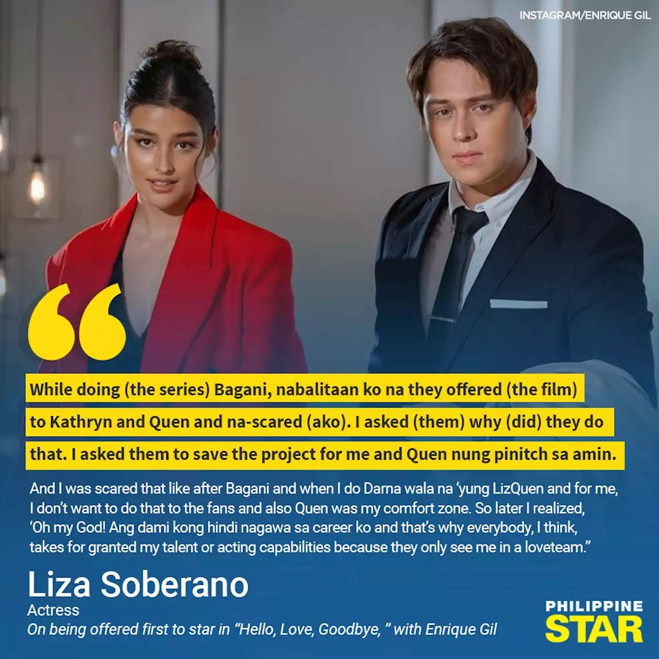 Liza Soberano reveals Hello, Love, Goodbye offered first to LizQuen; Kathryn Bernardo fans react - Latest Chika