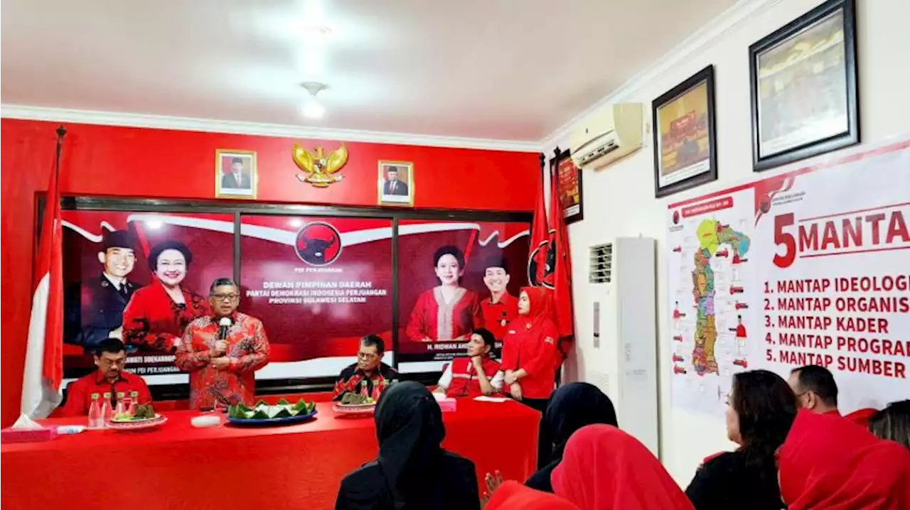 Gelar Syukuran, PDIP Resmikan Kantor Partai di Sulsel |Republika Online