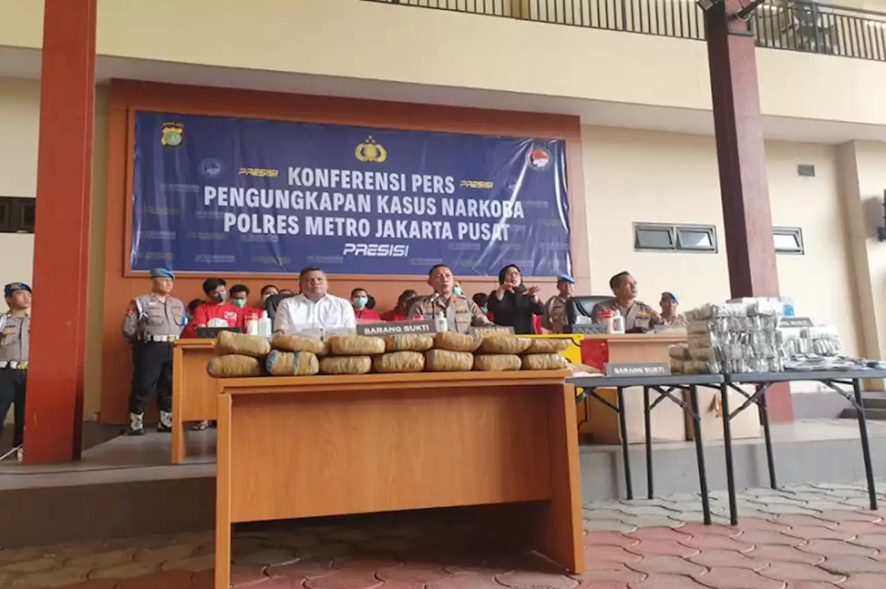 Tangkap 53 Tersangka, Polres Jakpus Sita 68 Kg Sabu dan 62 Kg Ganja