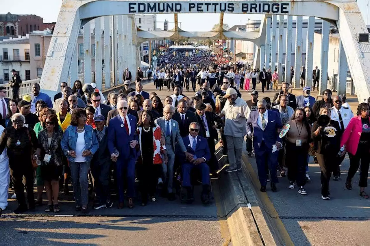 In Selma, Biden says US must face 'the good, the bad' of its history