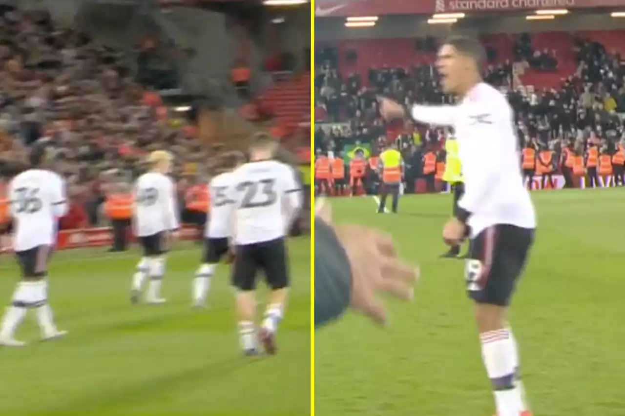 Varane forces Man United players to applaud away fans after Liverpool defeat