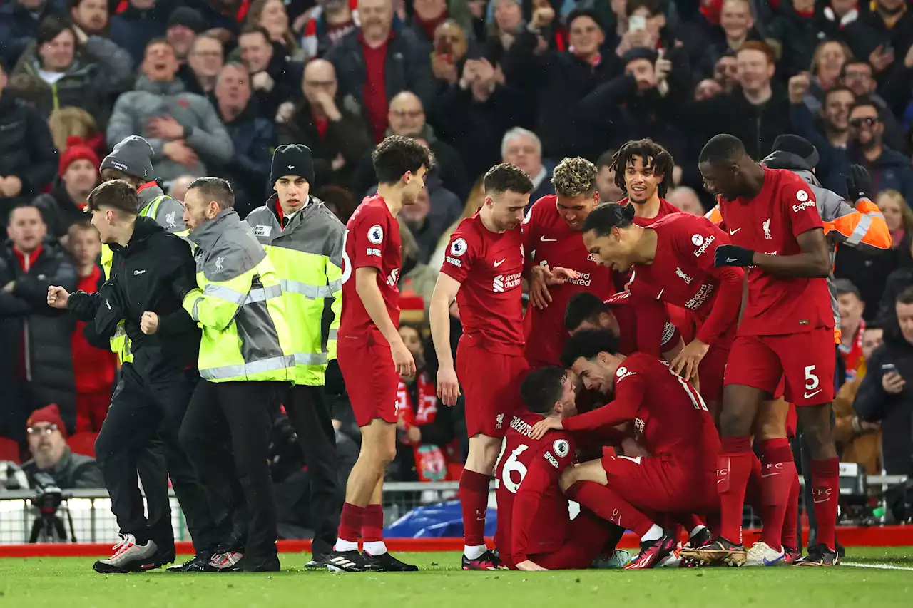 Young fan arrested for pitch invasion that took out Robertson and left Jurgen Klopp raging