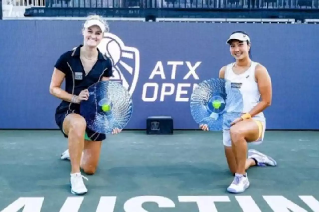 Aldila Sutjiadi Sabet Gelar Juara Nomor Ganda Turnamen Tenis WTA di Texas AS