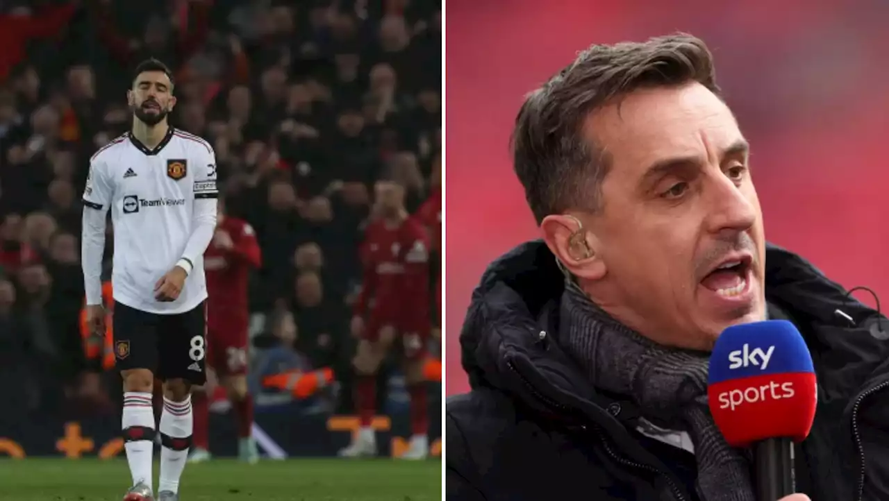 'His behaviour has been disgraceful': Neville blasts Man Utd star after Liverpool defeat