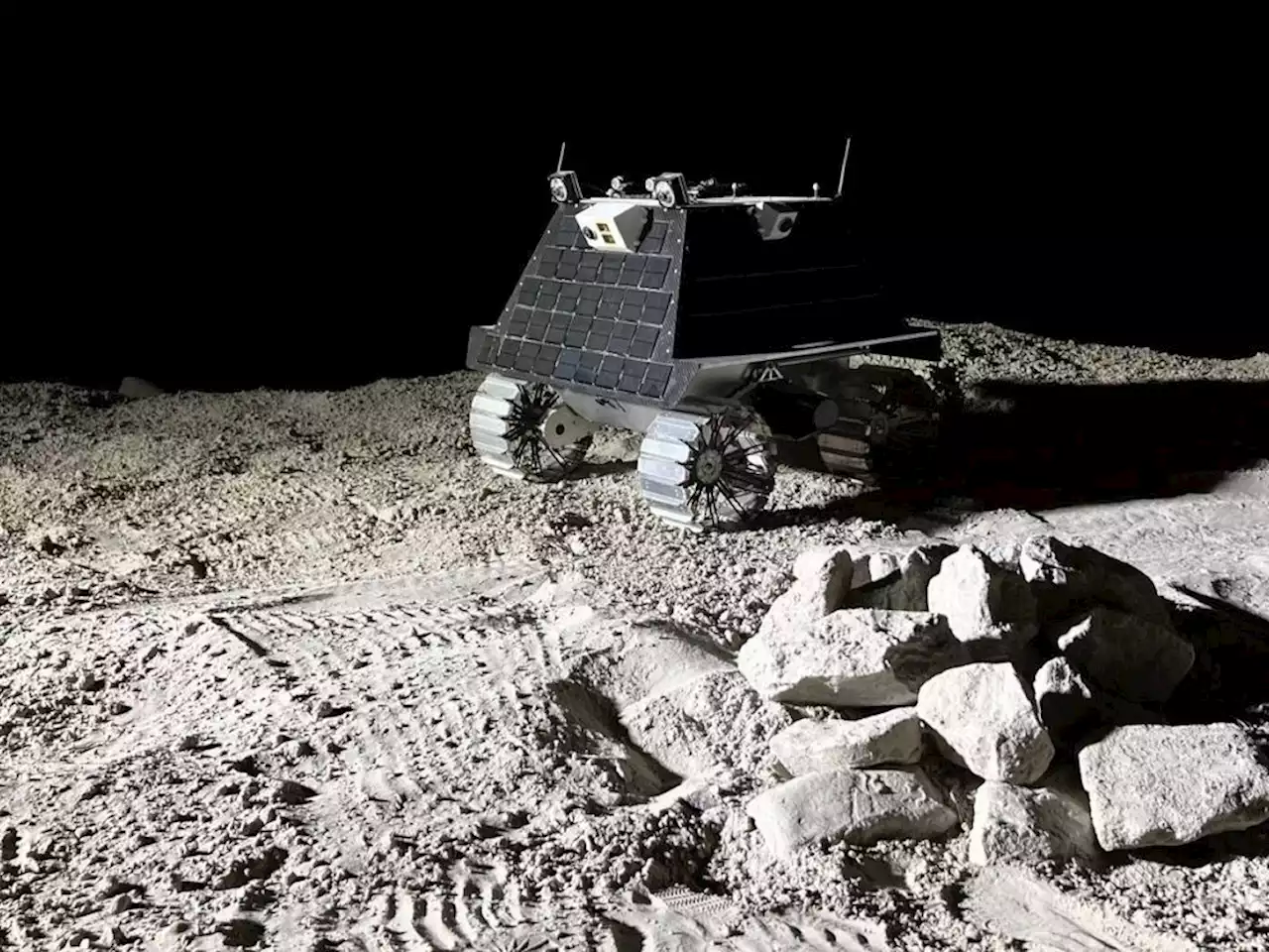 Canadian rover helping in search for frozen water on dark side of moon