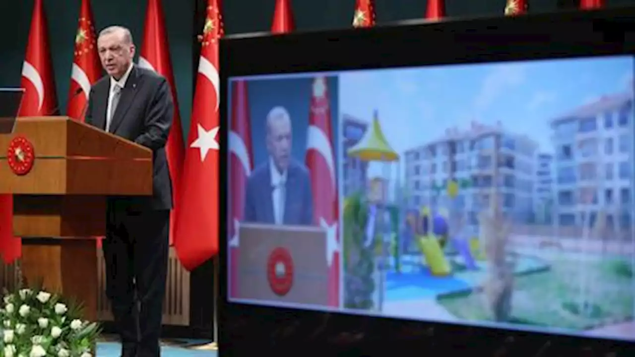 President Erdogan says 488,000 homes will be built for quake victims