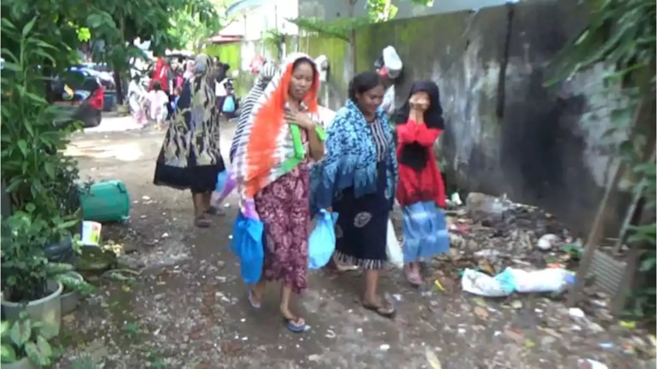 Warga Serbu Pasar Murah yang Digelar Unit Pengumpul Zakat Sulsel