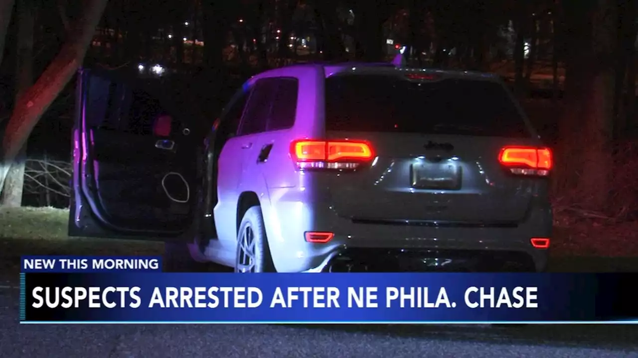 2 in custody after pursuit of SUV in Northeast Philadelphia