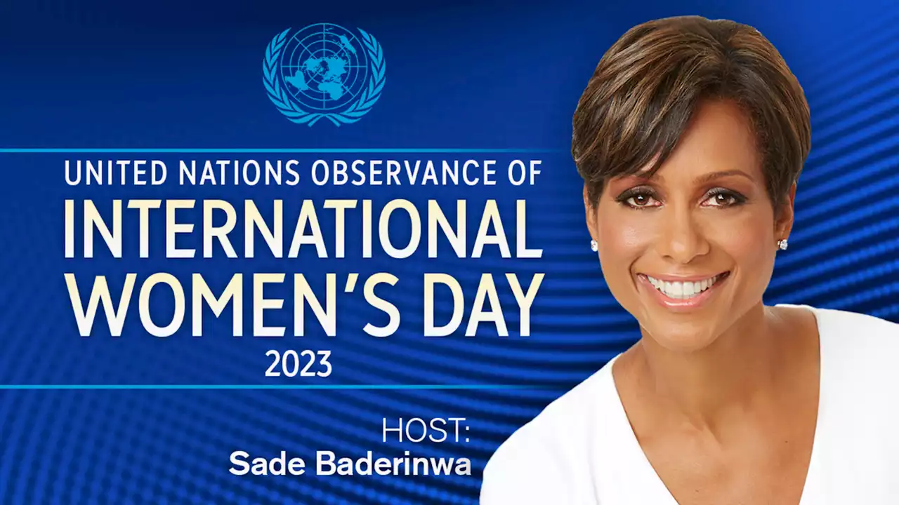 Sade Baderinwa hosts United Nation's observance of International Women's Day