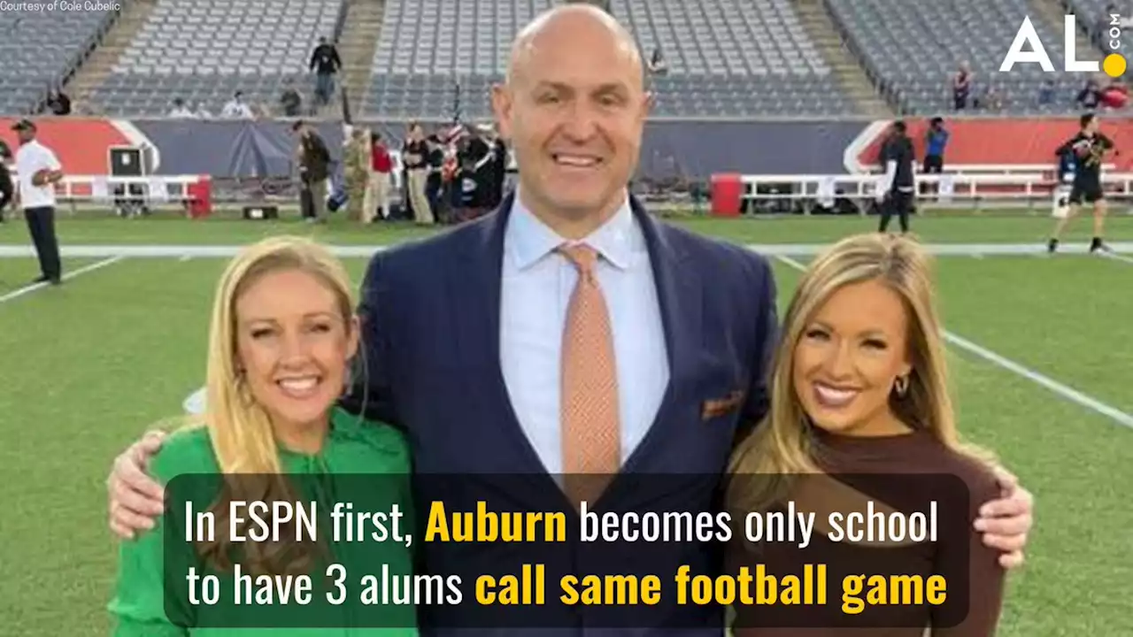 In ESPN first, Auburn becomes only school to have 3 alums call same football game