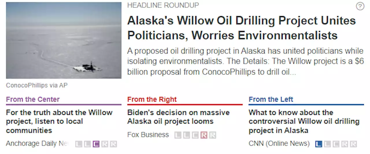 Alaska's Willow Oil Drilling Project Unites Politicians, Worries Environmentalists