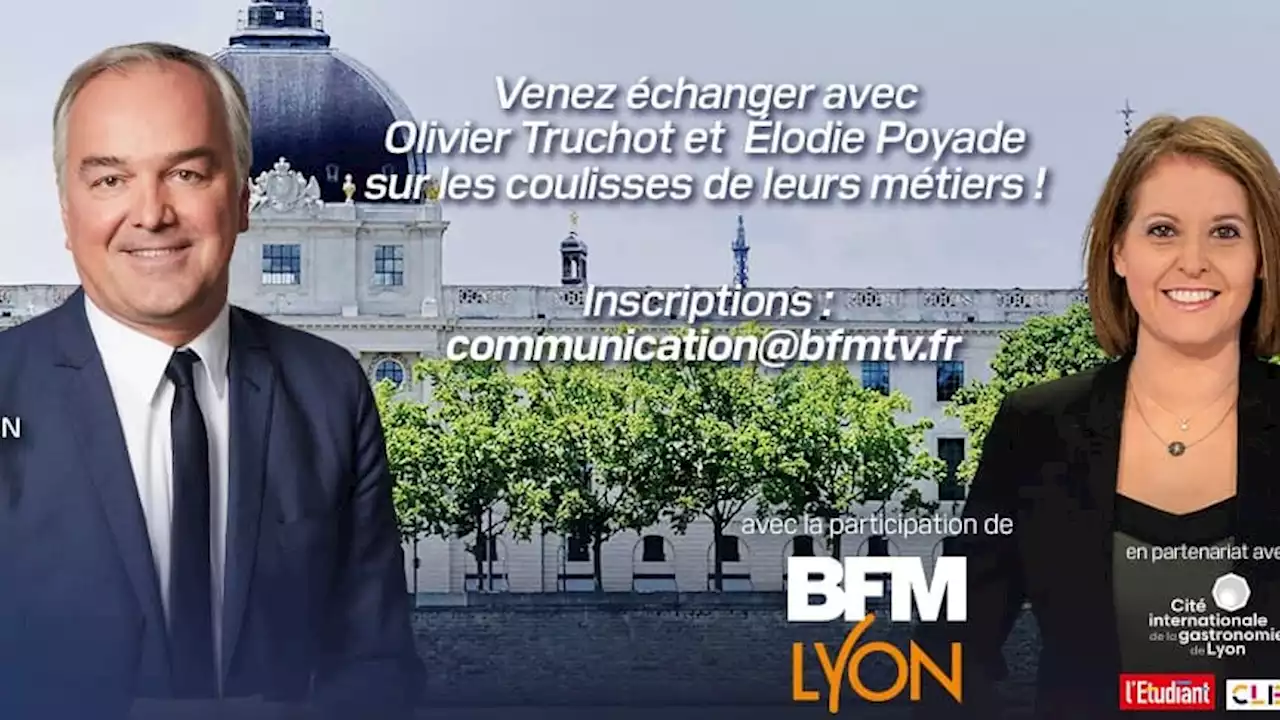 Tour de France BFMTV&Vous à Lyon: Olivier Truchot et Elodie Poyade à la rencontre des Lyonnais