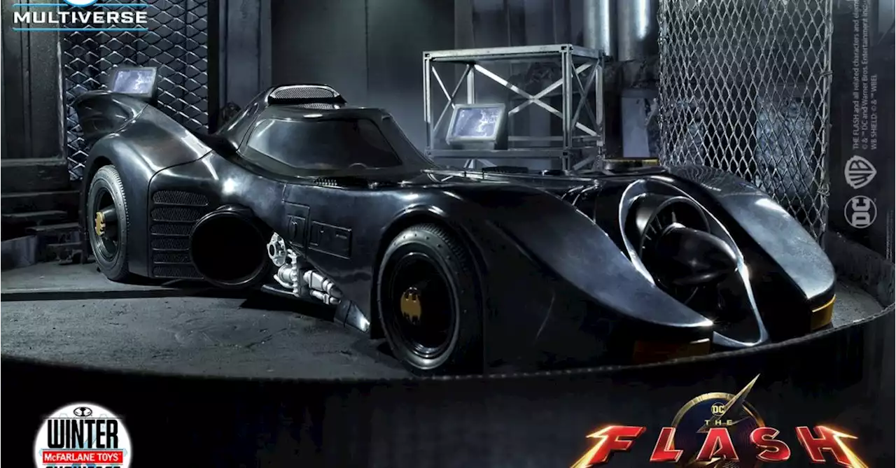 McFarlane Reveals The Flash Batmobile and More DC Comics Figures