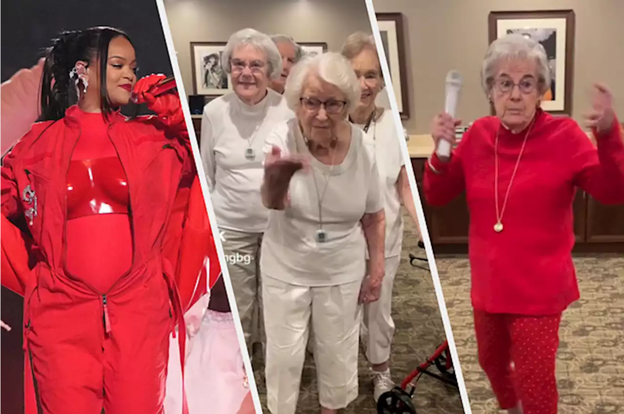 Rihanna Responded To That Viral TikTok Showing Older Women Recreating Her Super Bowl Halftime Show