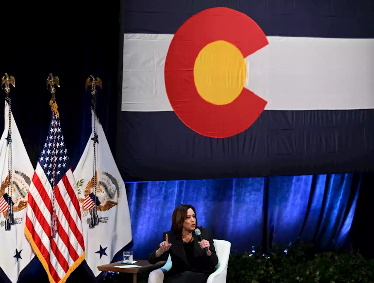 Vice President Kamala Harris spoke about climate change to Arvada crowd