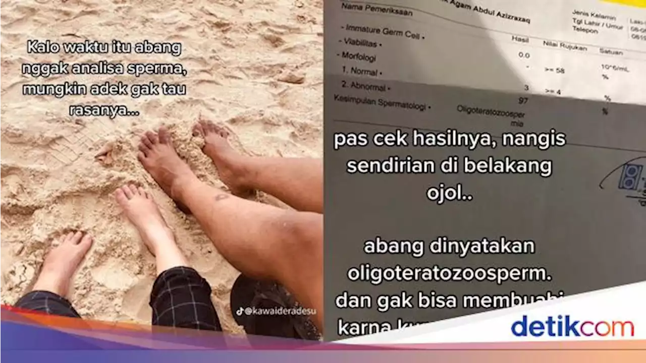 Viral Perjuangan Pasutri Punya Momongan saat Suami Idap Kelainan Sperma