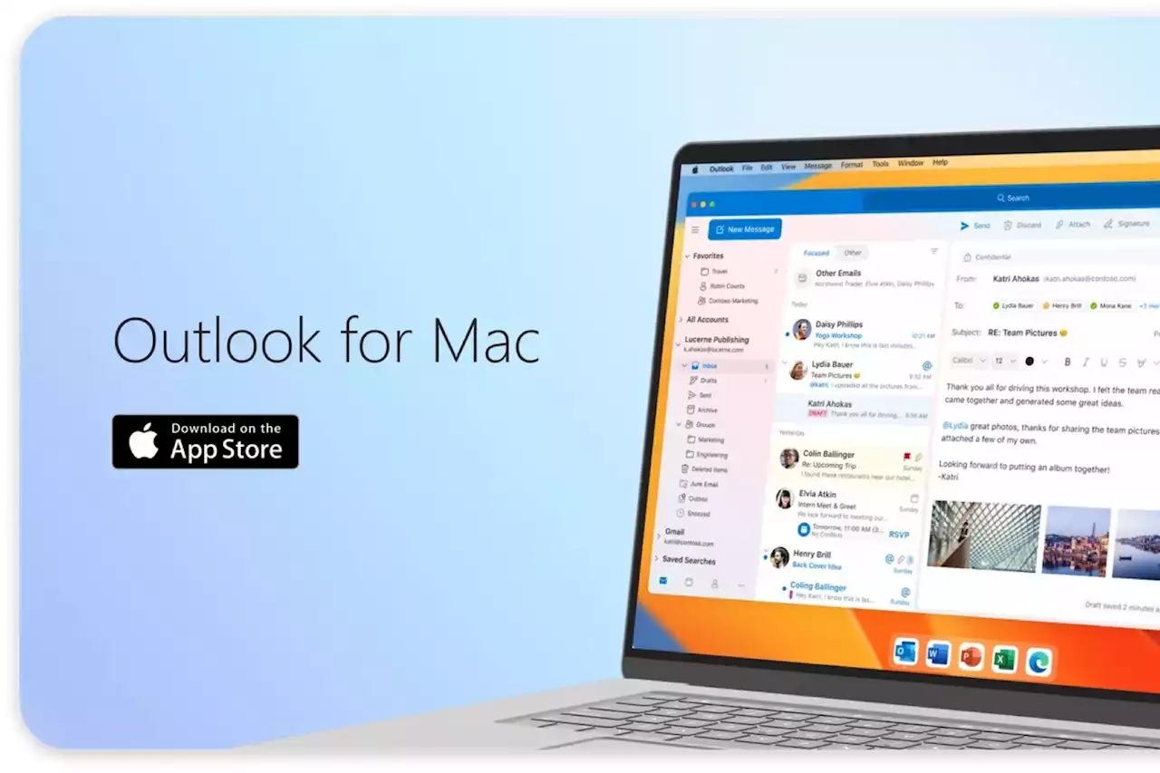 Outlook för MacOS blir gratis. Finns att ladda ner på Mac App Store.