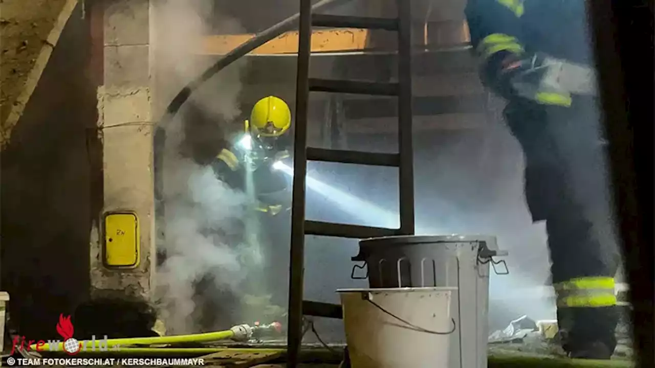 Oö: Feuer im Kaminbereich bei Bauernhof in Sankt Florian